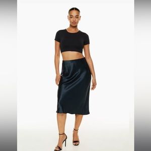 Aritzia Babaton slip midi skirt size 4
